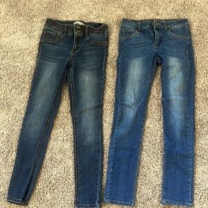 2 pairs of girls jeans
